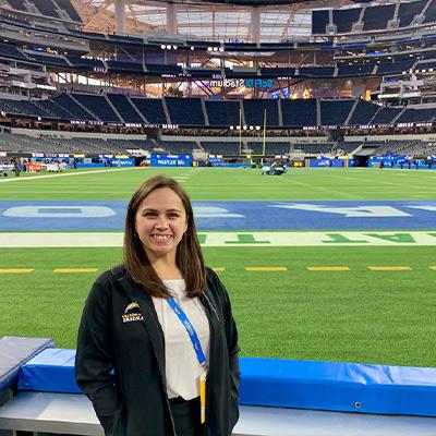 Celina at Chargers Stadium